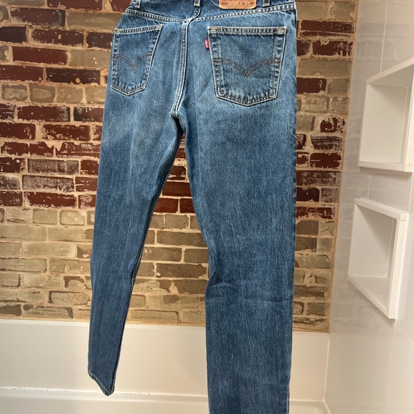 Levis 505 Blue Jeans - Picture 8 of 9